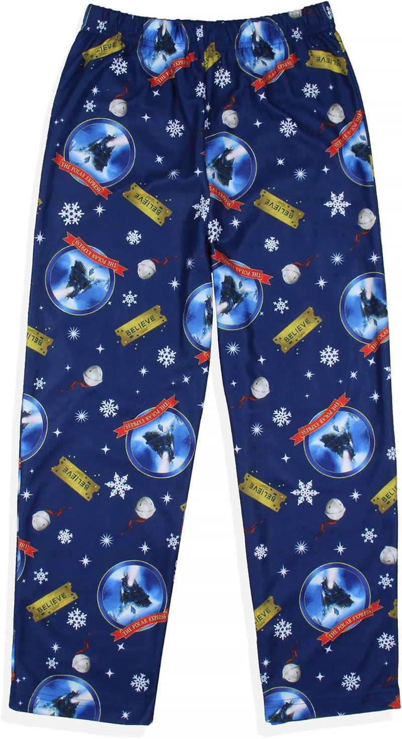 INTIMO Polar Express Boys' Christmas Movie Believe Train Pajama Sleep Pants - Image 1